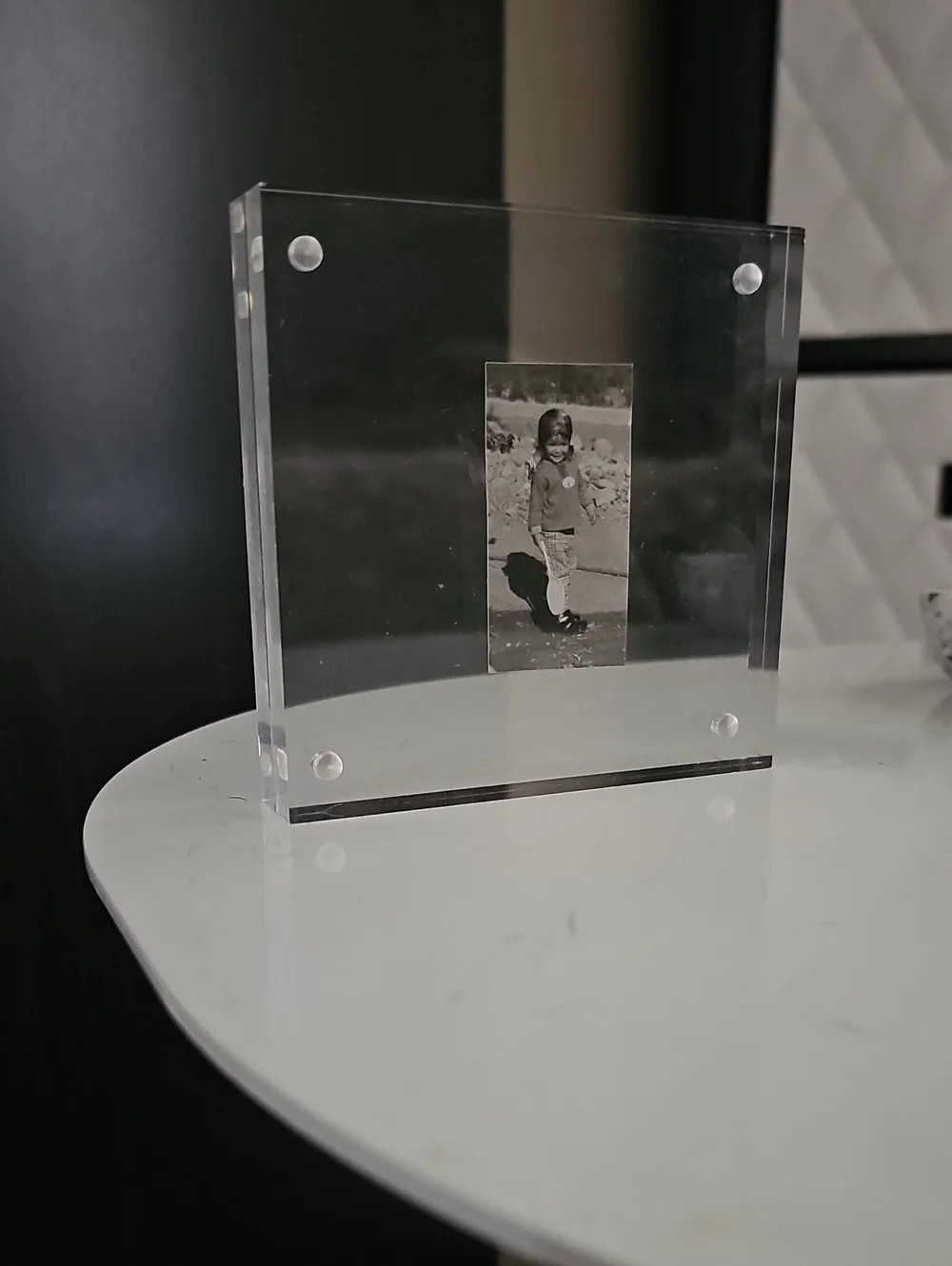 Clear Acrylic Magnetic Photo Frame - Clear